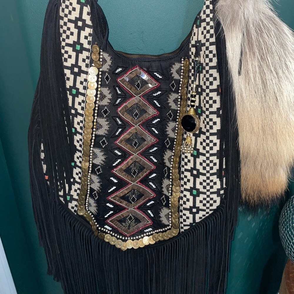 Ten79LA boho fringe crossbody bag - Picture 9 of 9